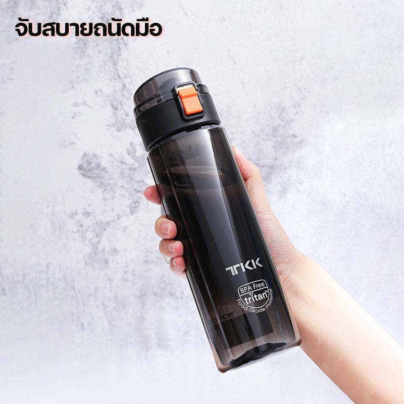 TKK ขวดน้ำ พลาสติก Tritan BPA FREE ขนาด 400ml และ 500ml เบา พกพาง่าย รุ่นยกดื่ม สำหรับเด็กและผู้ใหญ่