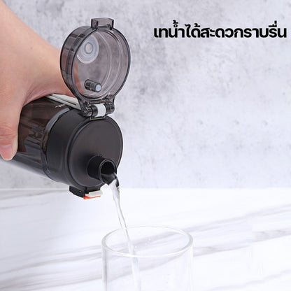 TKK ขวดน้ำ พลาสติก Tritan BPA FREE ขนาด 400ml และ 500ml เบา พกพาง่าย รุ่นยกดื่ม สำหรับเด็กและผู้ใหญ่