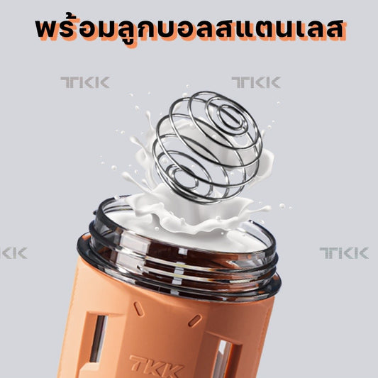 TKK แก้วเชคโปรตีนขนาด 700ml วัสดุ tritan BPA Free สำหรับชงโปรตีน เชคเวย์ Protein Shaker Bottle