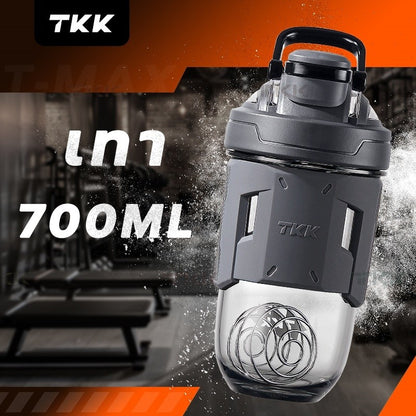 TKK แก้วเชคโปรตีนขนาด 700ml วัสดุ tritan BPA Free สำหรับชงโปรตีน เชคเวย์ Protein Shaker Bottle